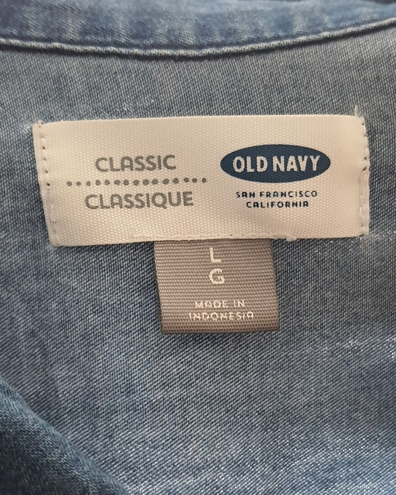 Old Navy Classic Denim Blouse