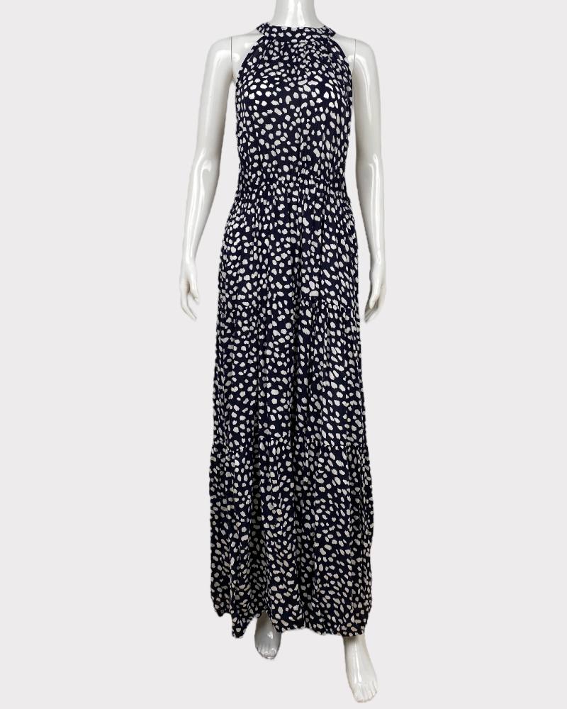 Shein Black Polka Dot Sleeveless Dress (XL)