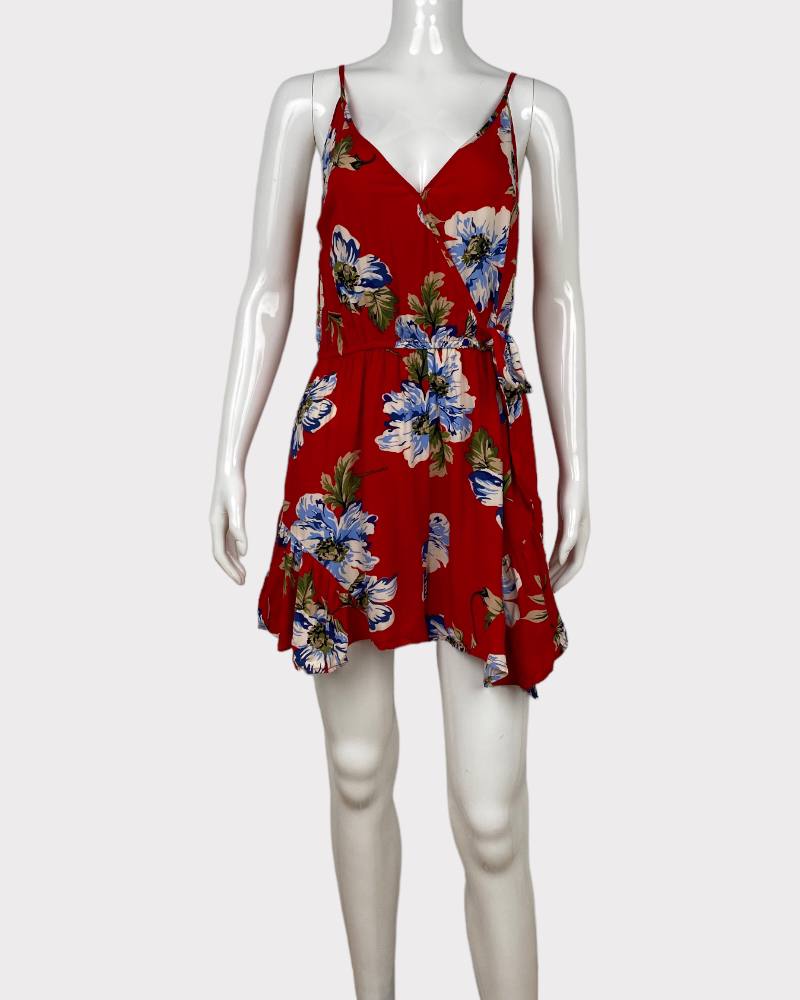 Xhilaration Floral Designed Romper (L)