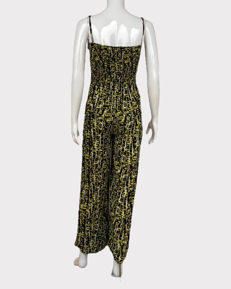 Eye Candy Yellow Designed Jumpsuit (L)