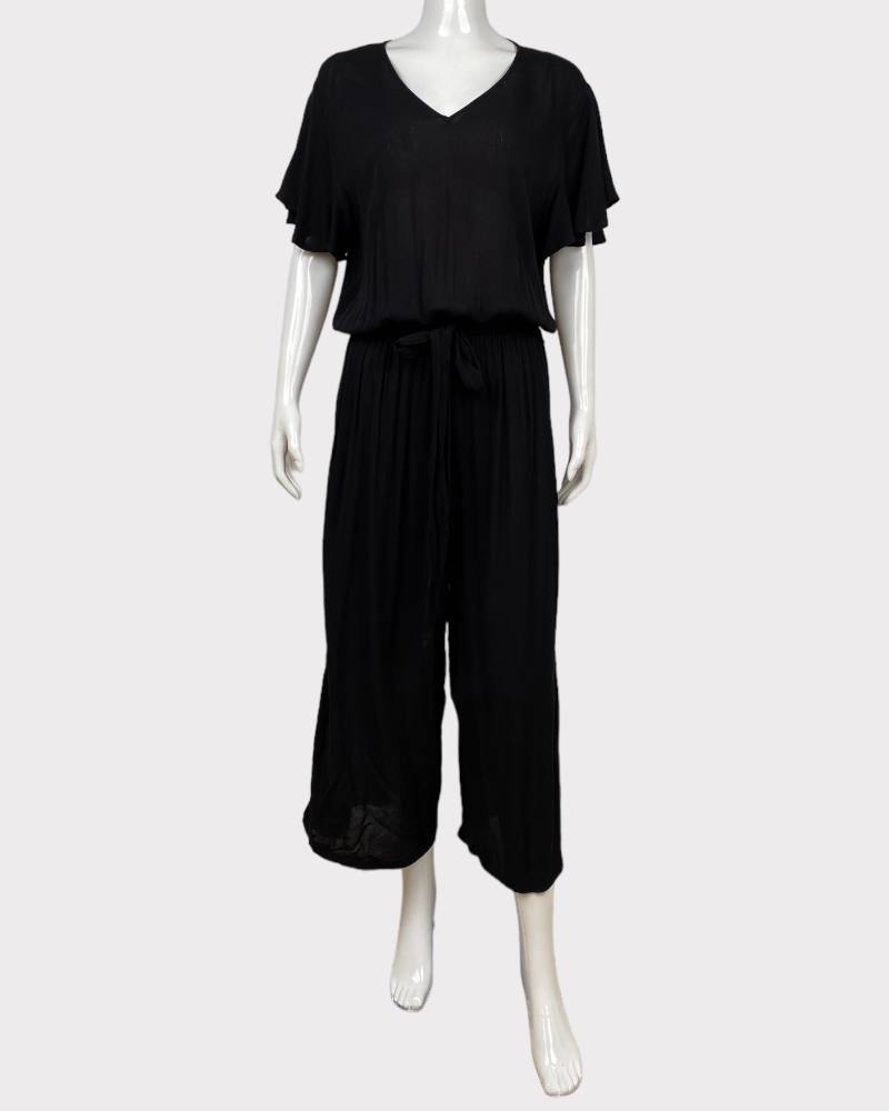 Mudpie Plain Black Jumpsuit (M)