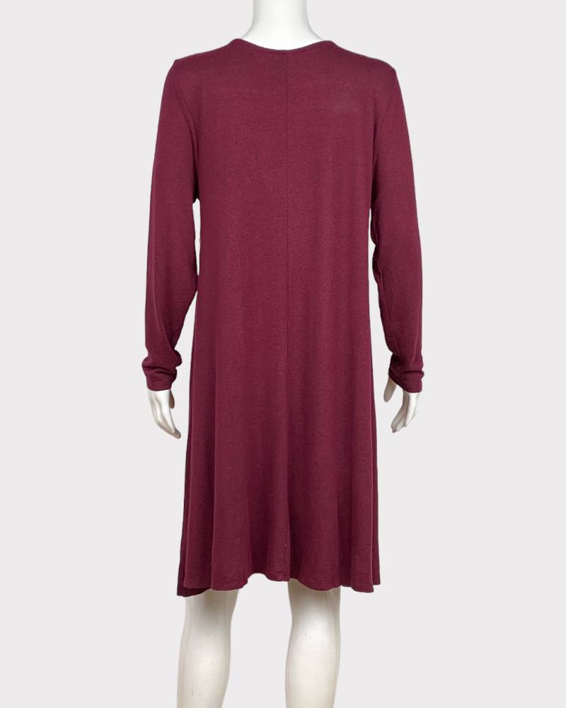 Old Navy Maroon Cardigan Dress