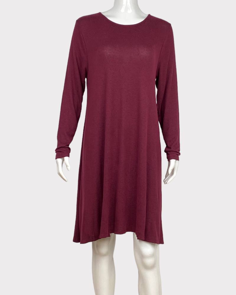 Old Navy Maroon Cardigan Dress