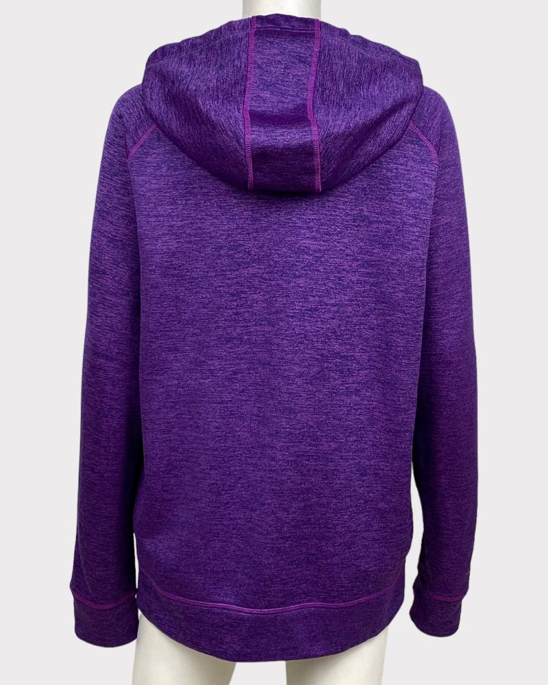 Adidas Purple Tie Hoodie Ladies Jacket (M)