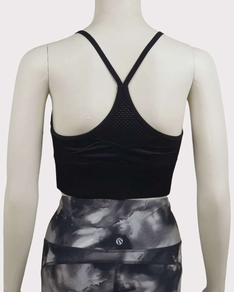 Betsey Jhonson Plain Black Sport Bra