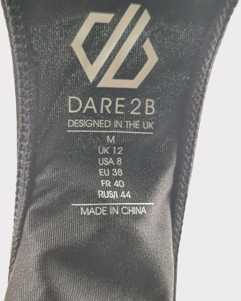 Dare 2 B Designed Plain Black Sport Bra