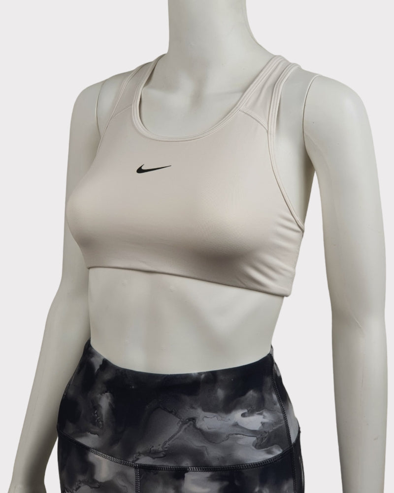 Nike Dri Fit Plain White Sport Bra