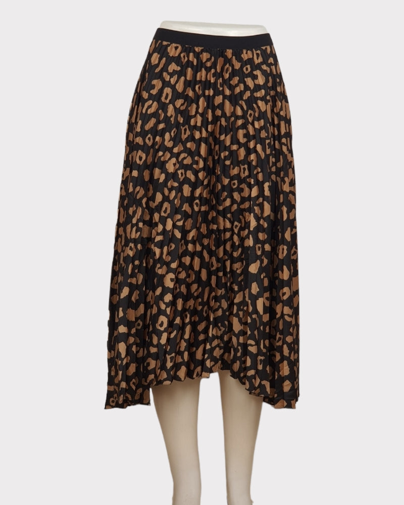 Scoop  Black/Brown Style Ladies Skirt