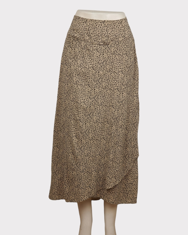 Japna Brown Rayon Ladies Skirt