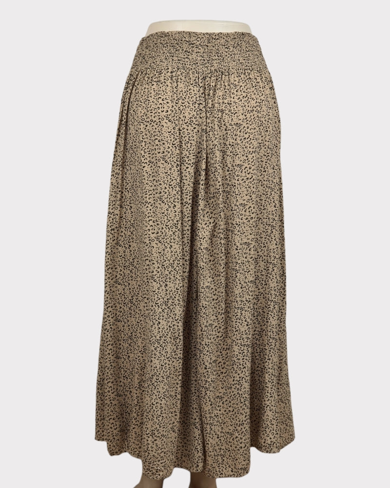 Japna Brown Rayon Ladies Skirt