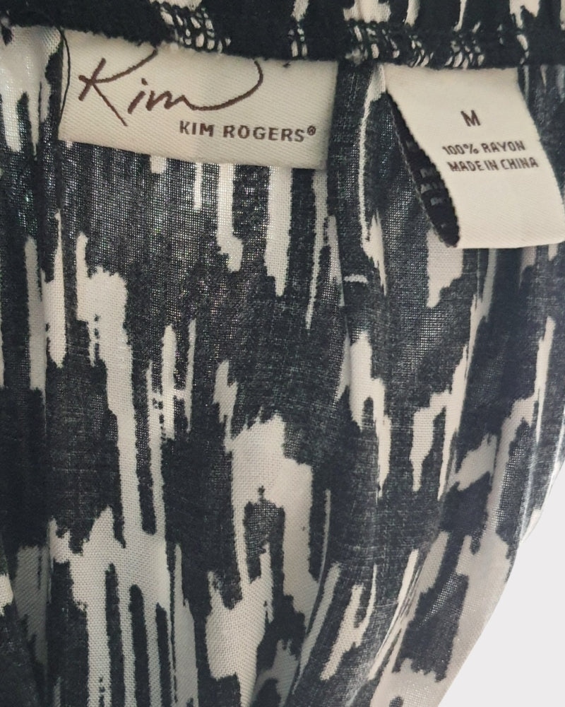 Kim Rogers Black/White Ladies Skirt