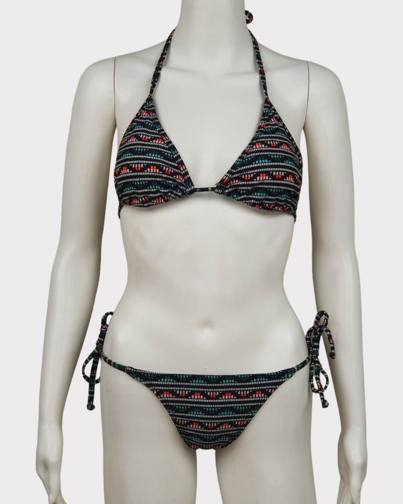 Tie Style Dark Swimsuit ( Small )