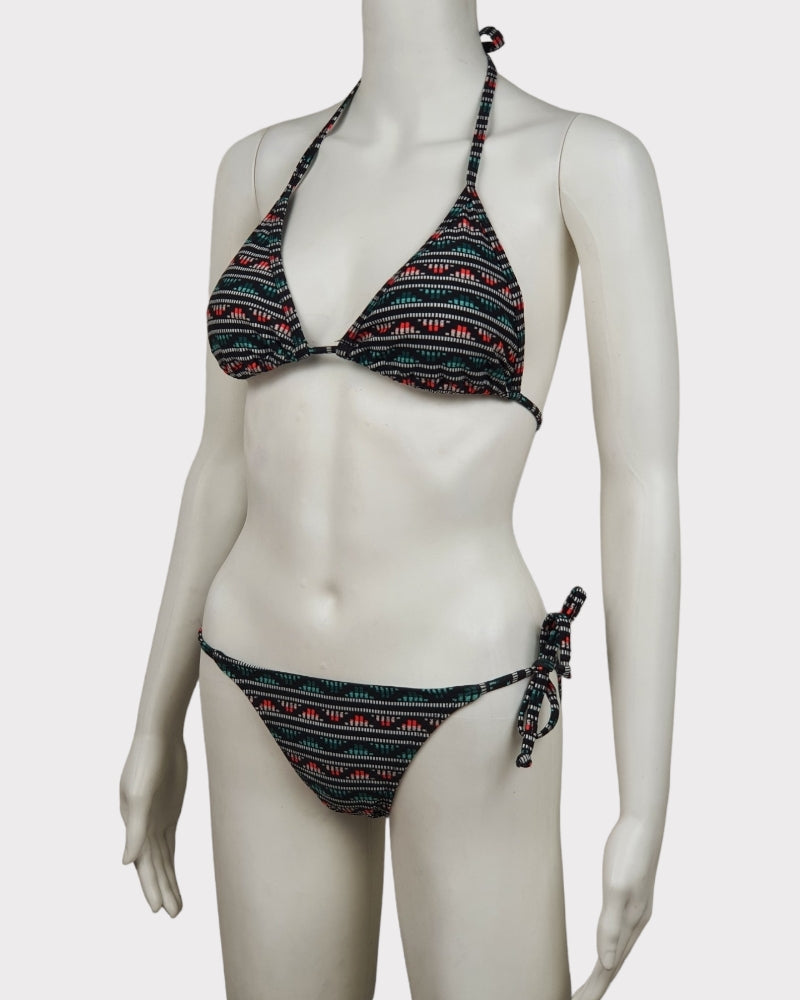 Tie Style Dark Swimsuit ( Small )