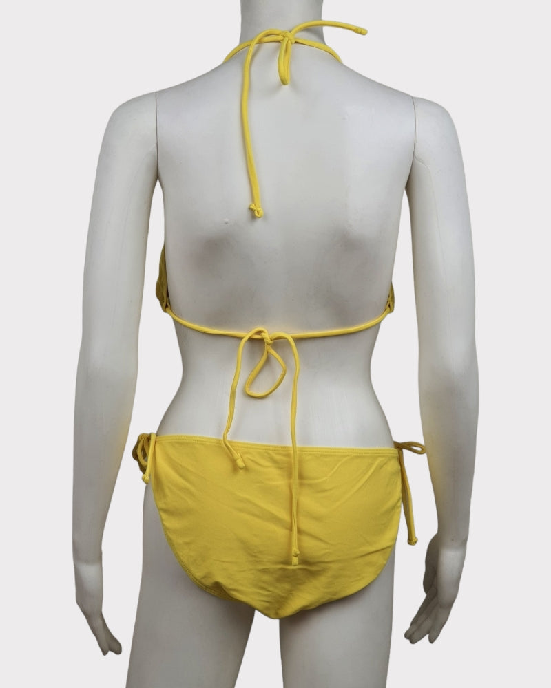 No Bounderies PlainYellow Swimsuit ( Large )