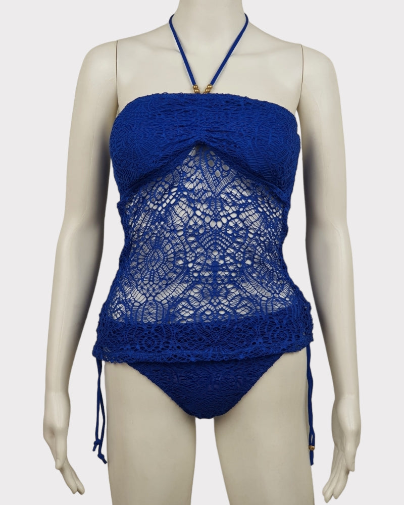 Ralph Lauren Blue Style Swimsuit ( Medium )