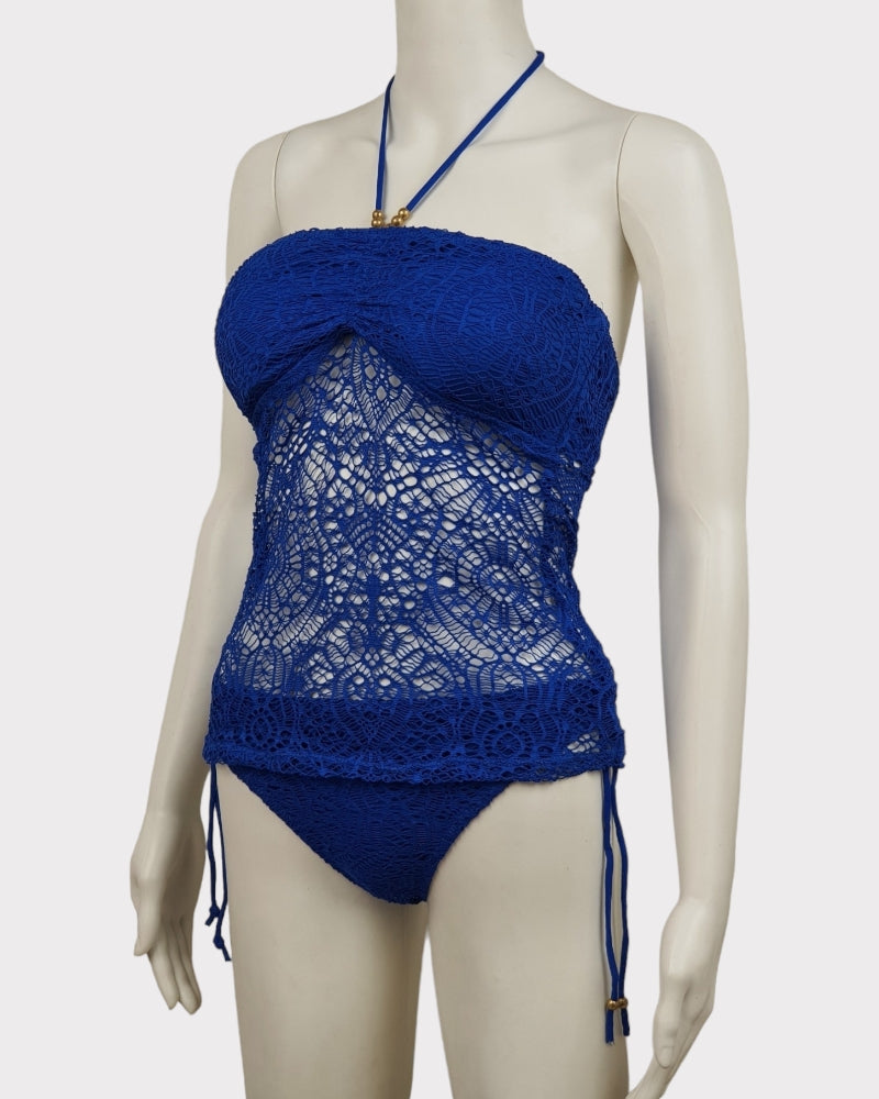 Ralph Lauren Blue Style Swimsuit ( Medium )