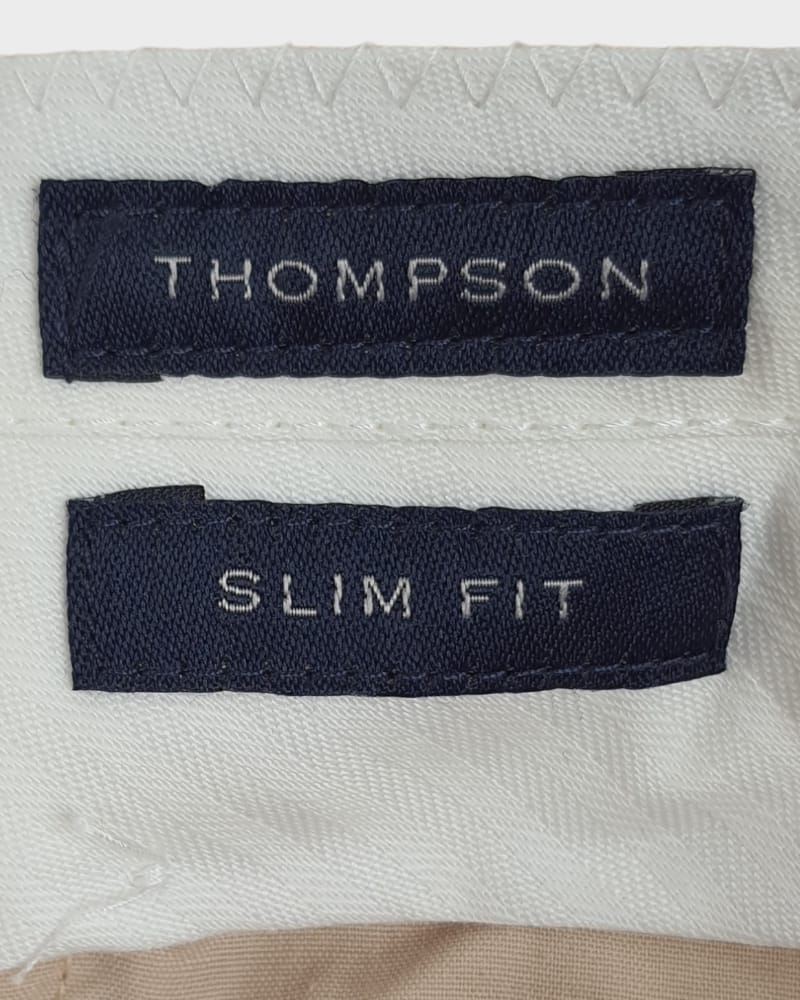 Thompson Slim Fit Plain Color Men Pant ( W34 L34 )