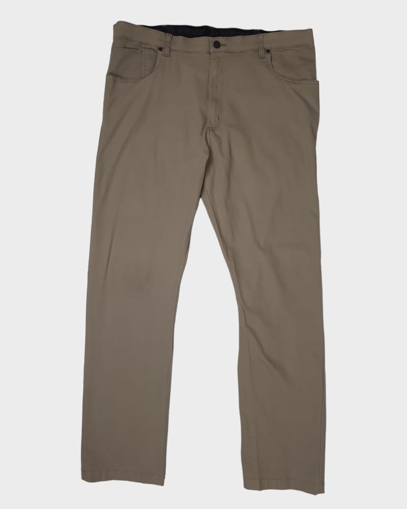 Wrangler Plain Khaki Color Men Pant ( W48-L42 )