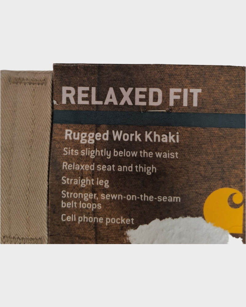 Relaxed Fit Rugged Khaki Men's Pant ( W34-L34 )