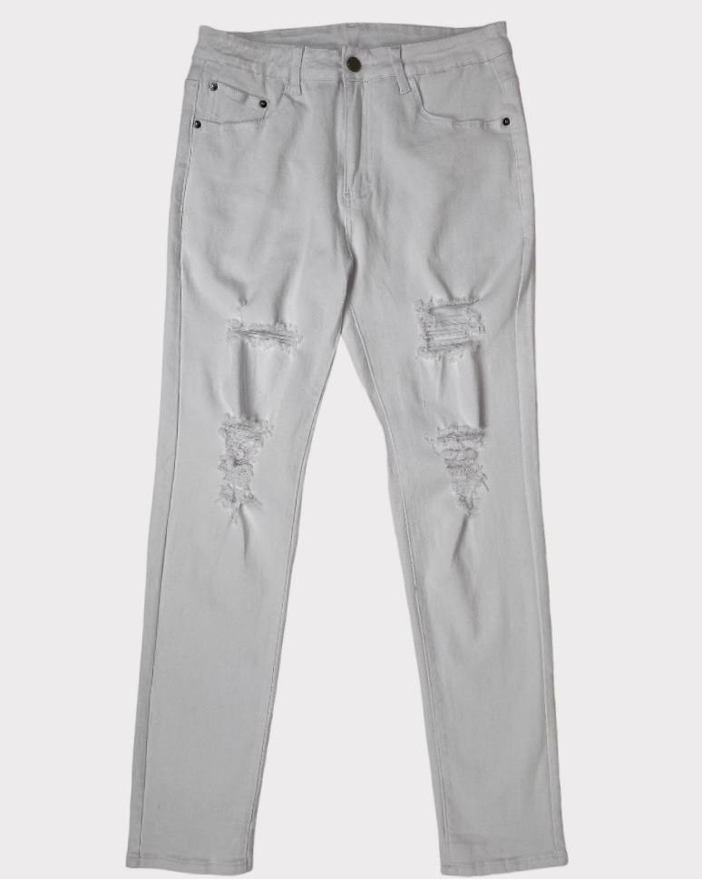 New Fashion White Men's Jeans Pant