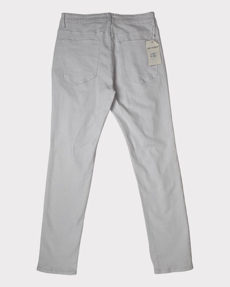 New Fashion White Men's Jeans Pant