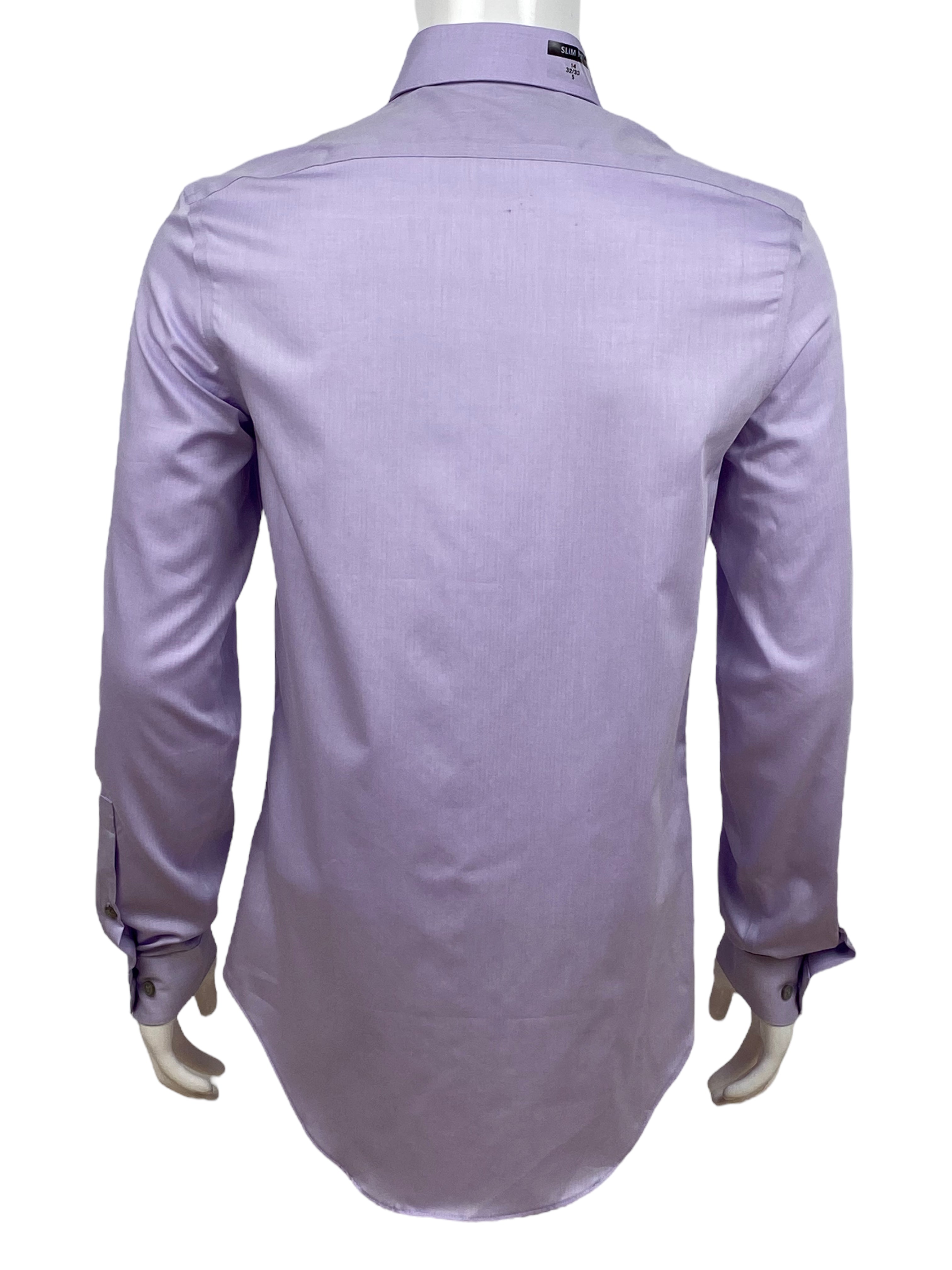 Calvin Klein Slim Fit Purple Shirt