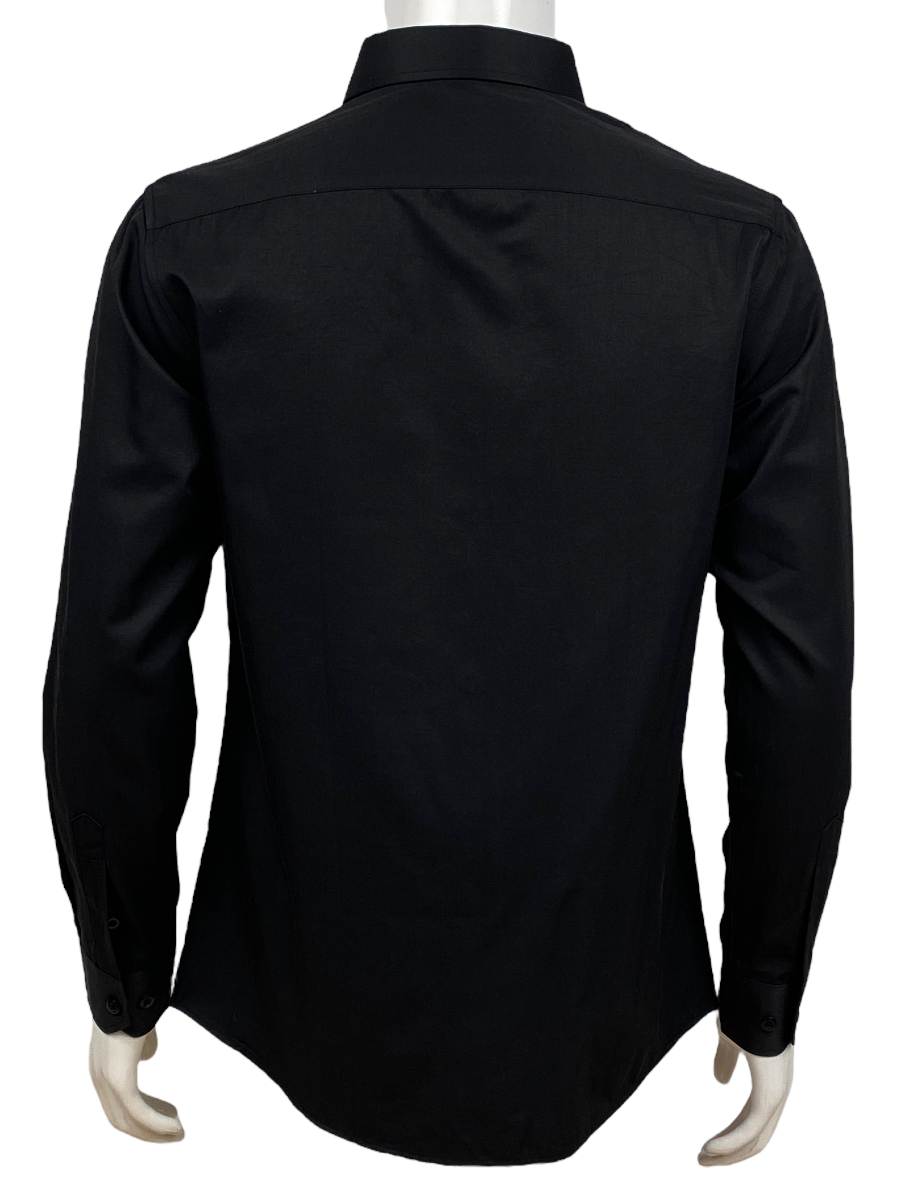 Zeroyaas Design Fashion Black Shirt