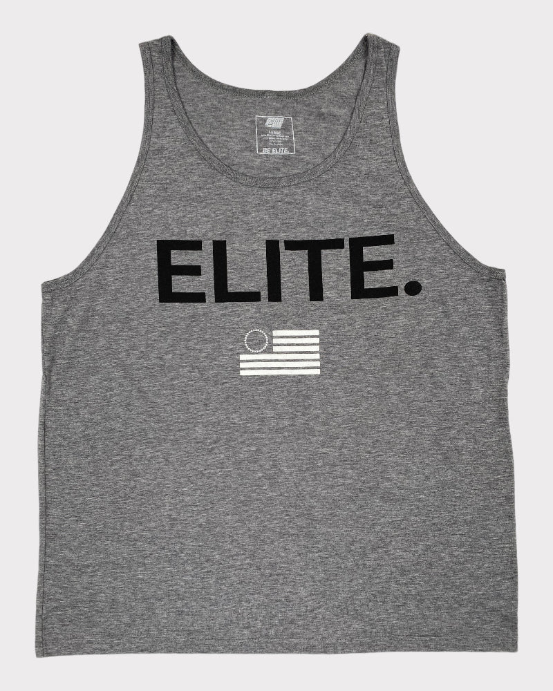 Elite Gray Mens Tank Top