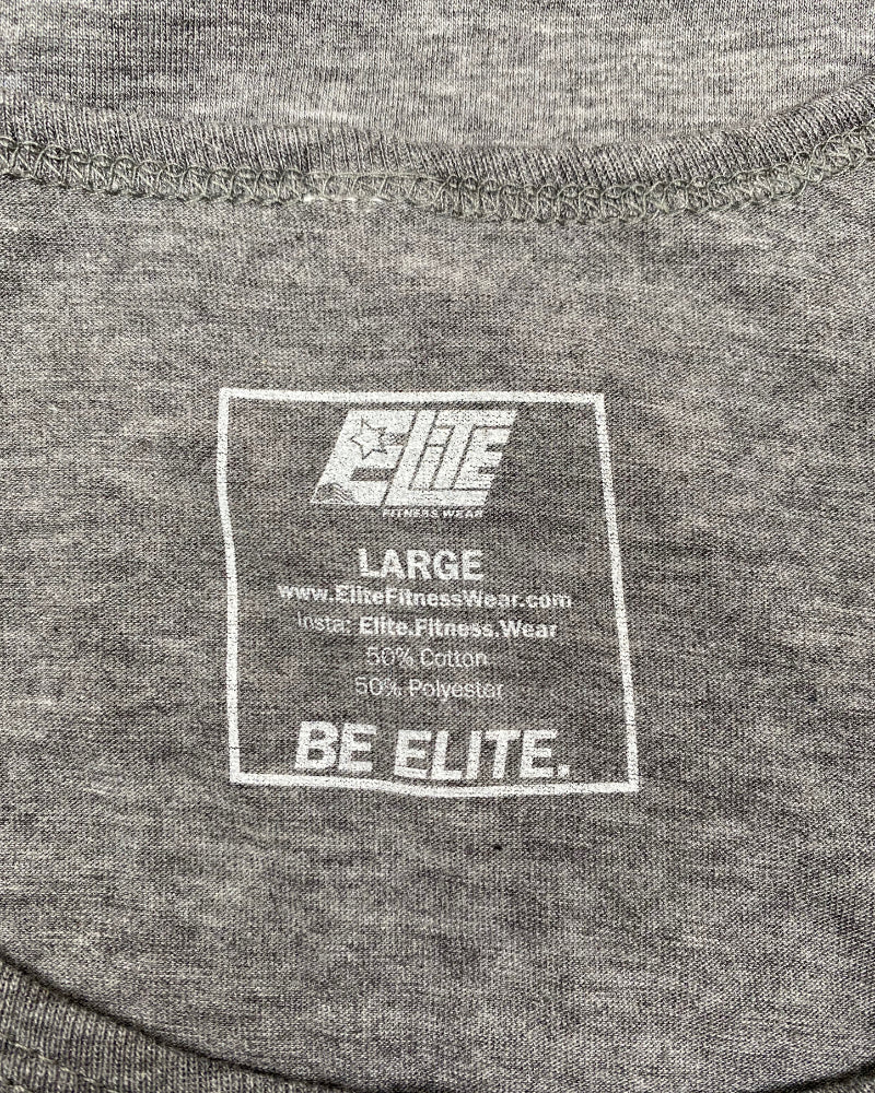 Elite Gray Mens Tank Top