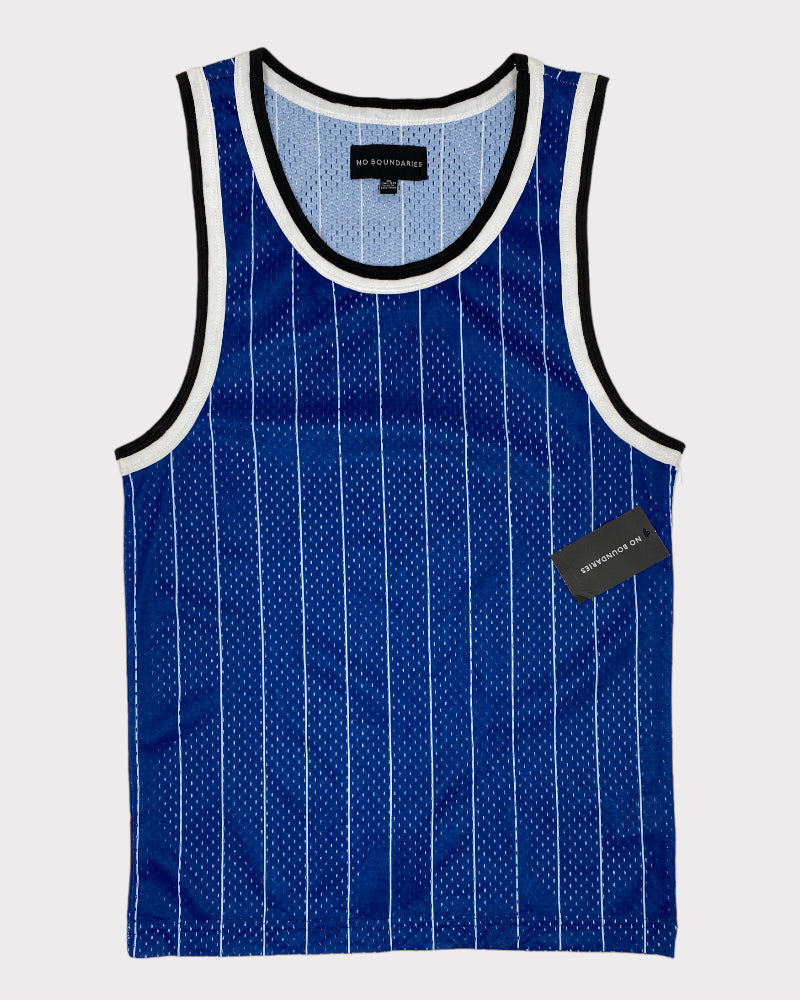 No Bounderies Stripe Men Tank Top