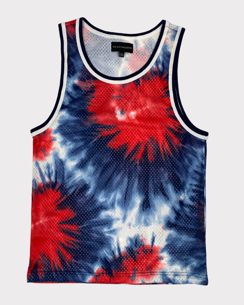 No Bounderies Tie Dye Men Tank Top