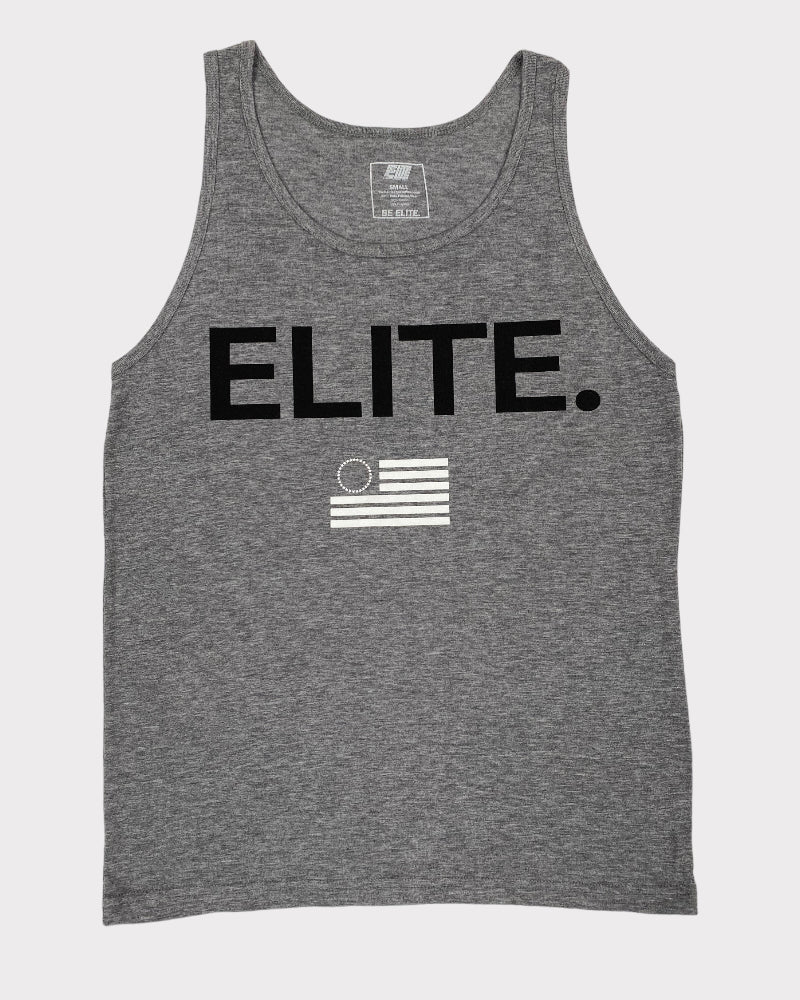 Elite Gray Men Tank Top