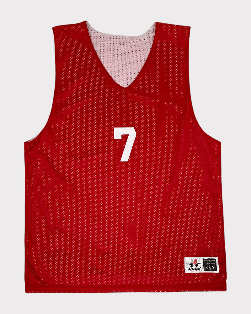 Alleson Athletic Red Men Tank Tops