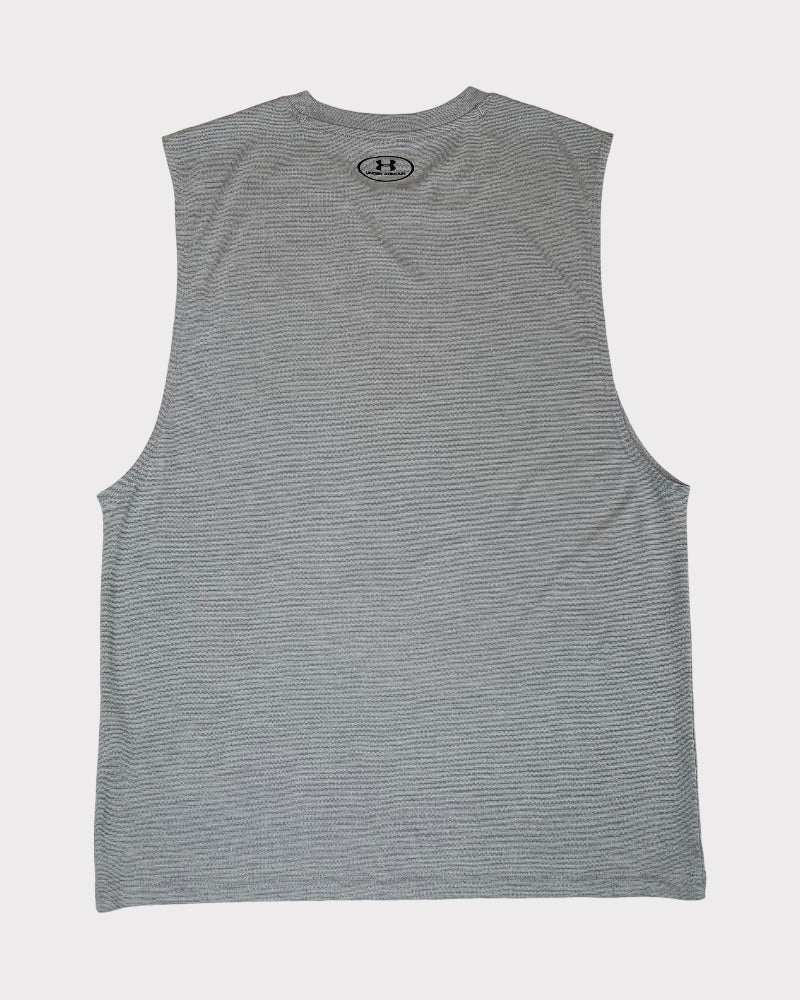 Under Armour Gray Color Men Tank Top