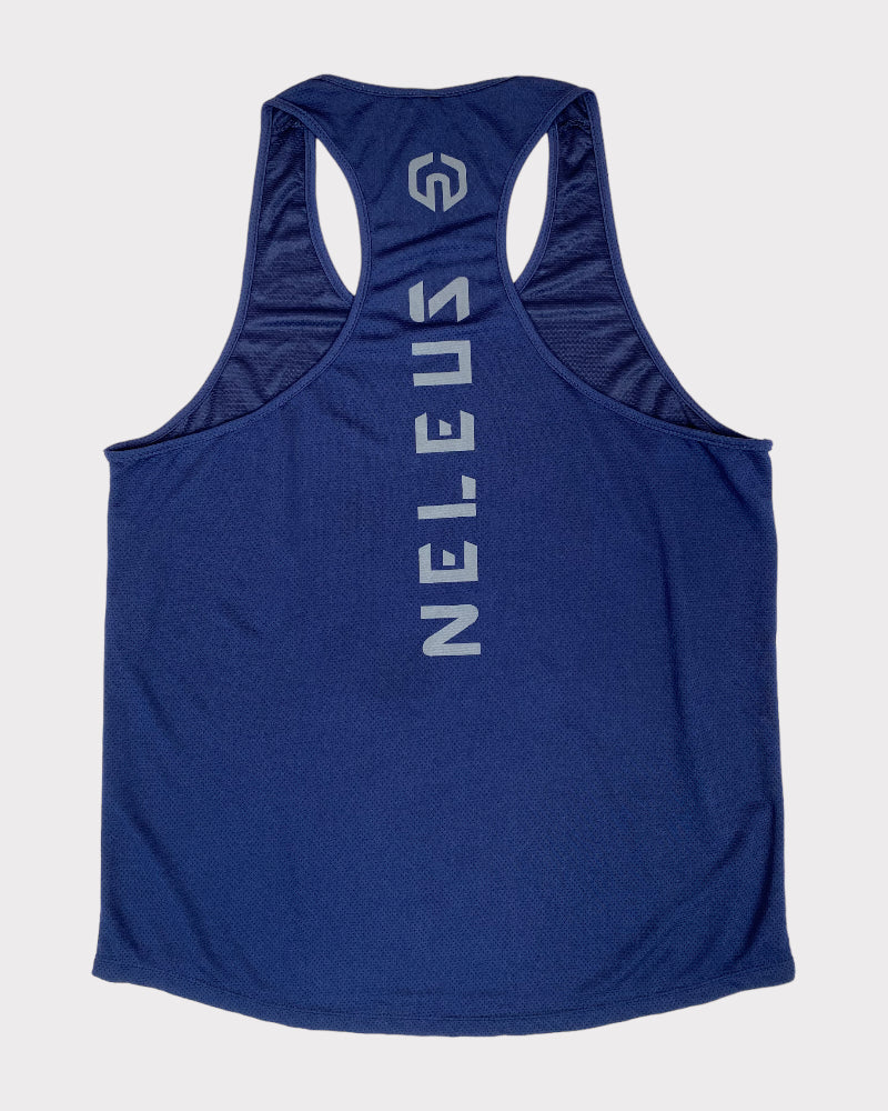 Blue Dri Fit Men Tank Top