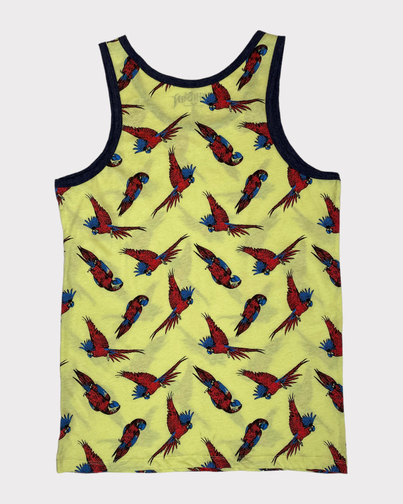 Fifth Son Bird Yellow Men Tank Top