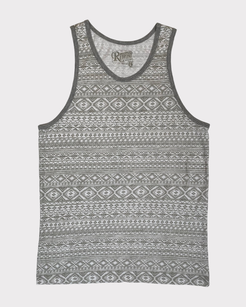 Retrofit Brand Style Men Tank Top