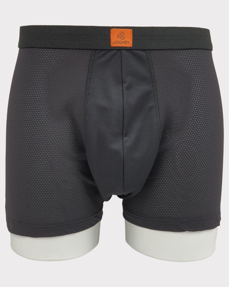 Jockey Spandex Plain Black Boxer Short