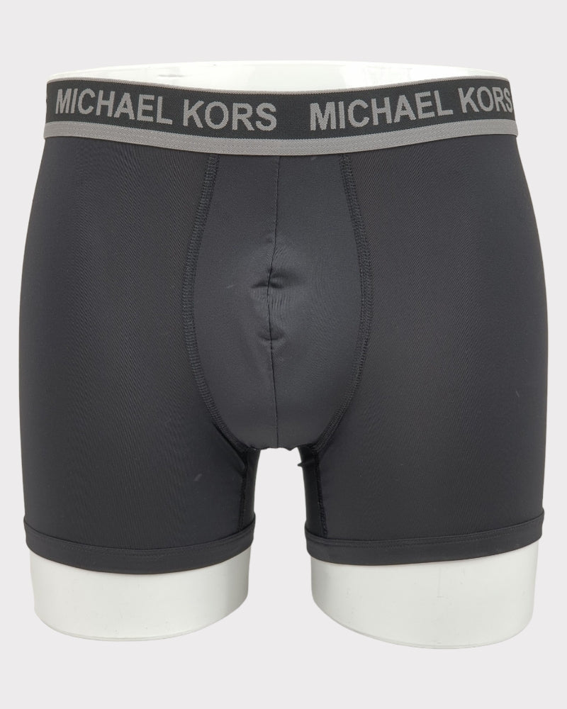 Michael Kors Plain Black Men Boxer