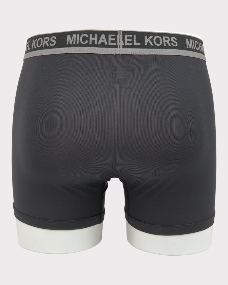 Michael Kors Plain Black Men Boxer