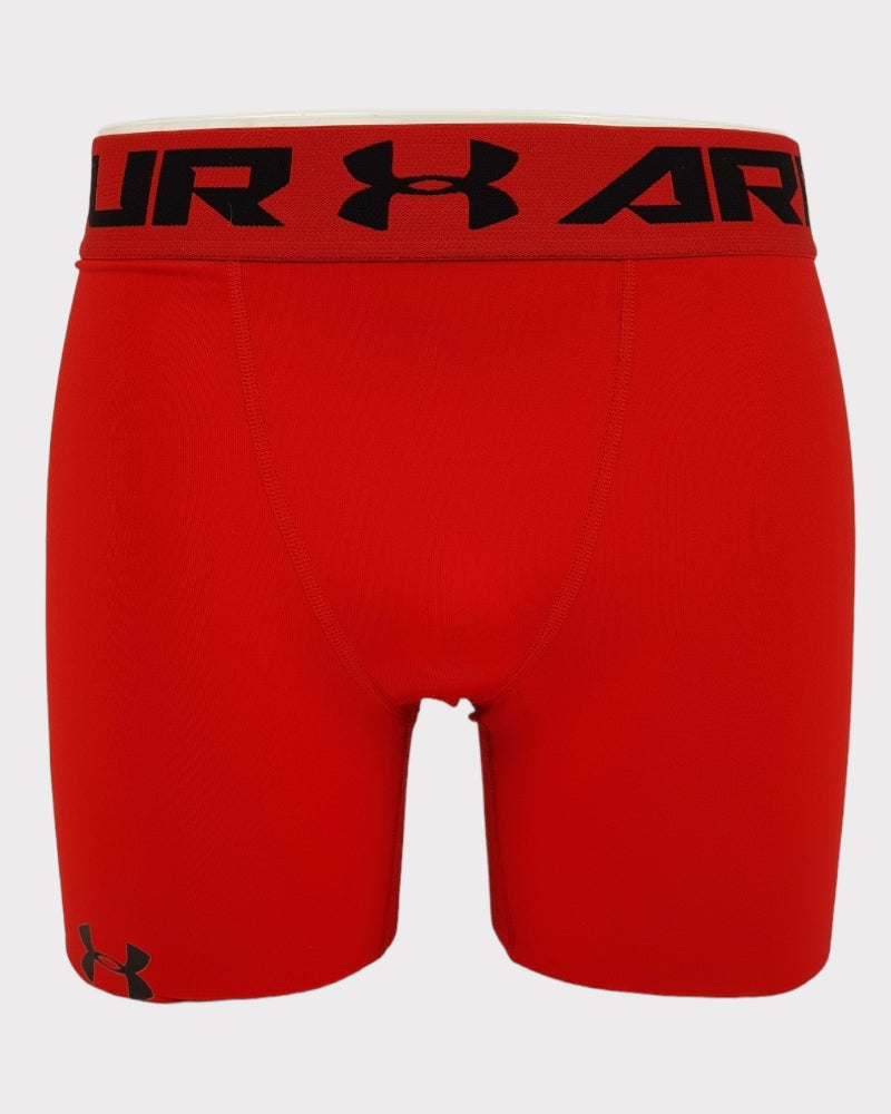 Under Armour Plain Color Orange/Black Men Boxer