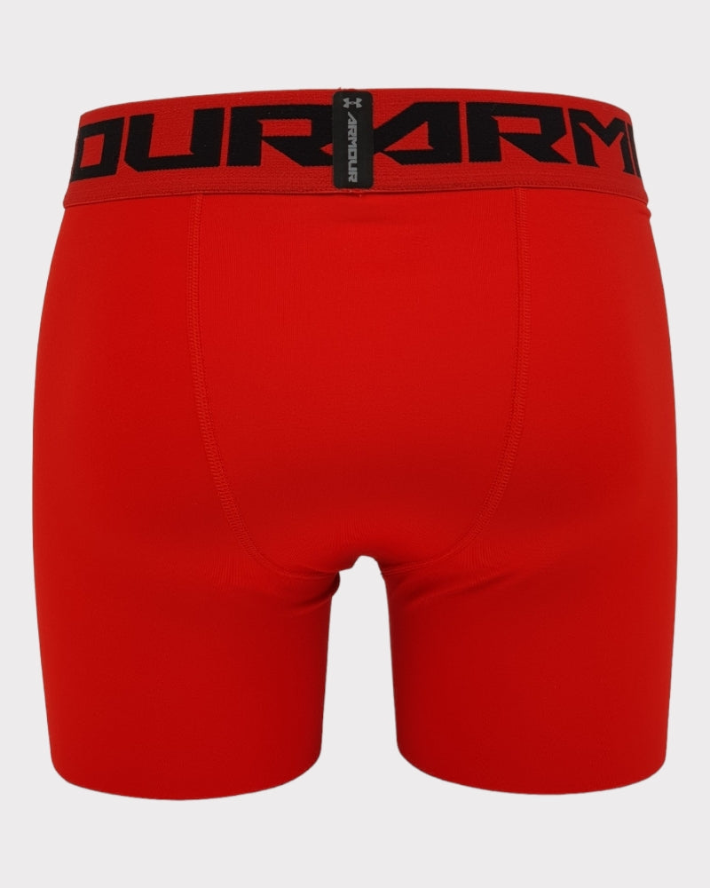 Under Armour Plain Color Orange/Black Men Boxer