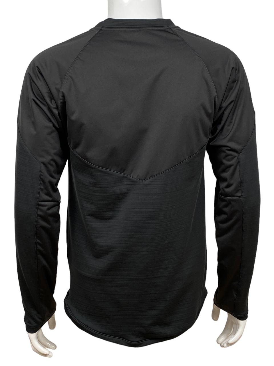 Nike Plain Black Round Neck Sweatshirt ( XS)