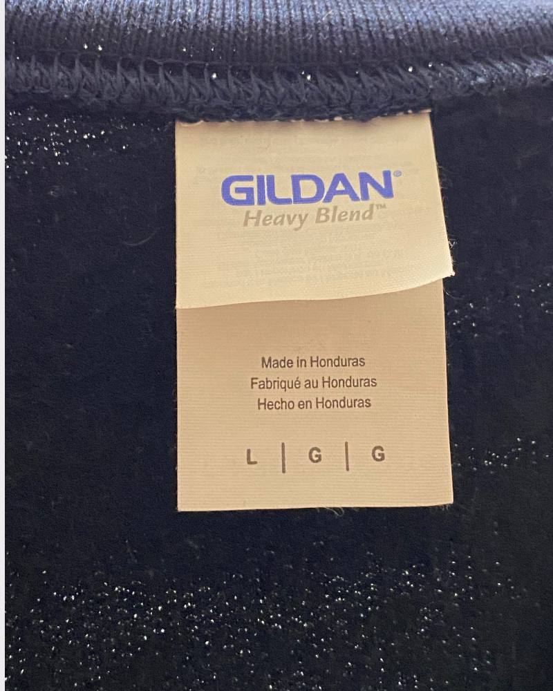 Gildan Dark Blue Round Neck Sweatshirt ( L )