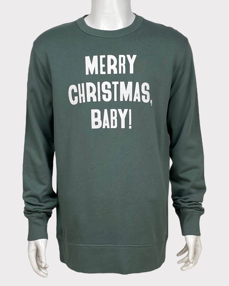 Ascolour Merry Christmas Round Neck Sweatshirt ( M )