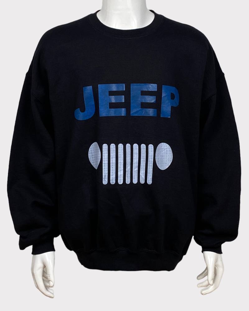 Gildan Jeep Heavy Blend Round Neck Sweatshirt ( XL )