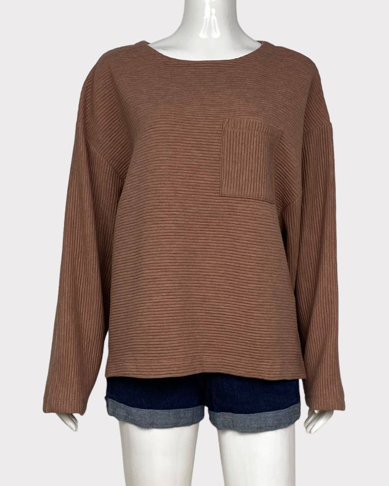 A New Day Ladies Knitted Sweatshirt ( M)