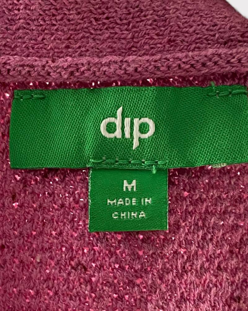 Dip Pink Ladies Knitted Sweatshirt ( M )