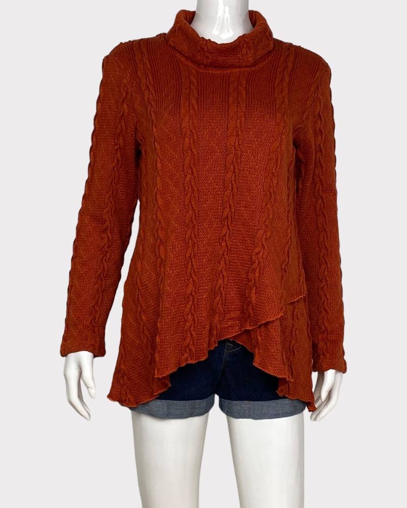 Soft Works Ladies Knitted Sweatshirt ( M )