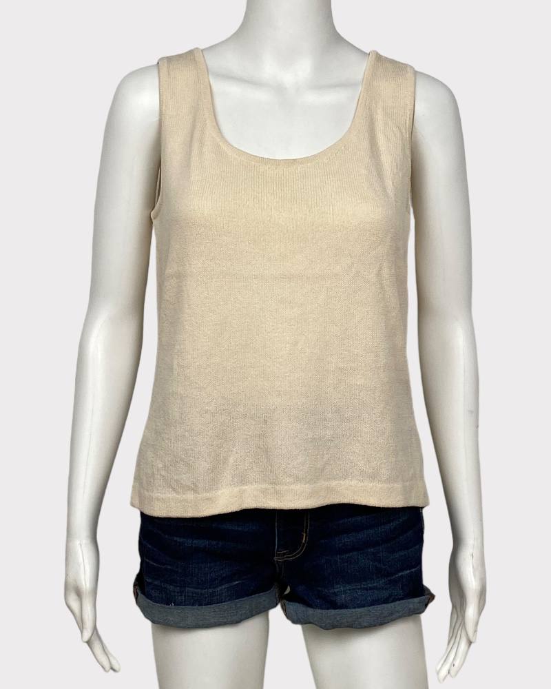 ST Jhon Cream Style  Ladies Knitted Crop Top